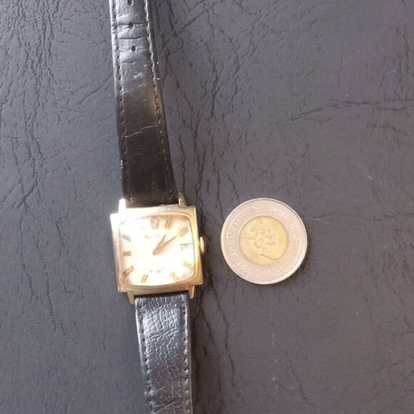Vintage watch watch 60's Bulova Date King 10K Rolled Gold Plated Function - Picture 2 of 10